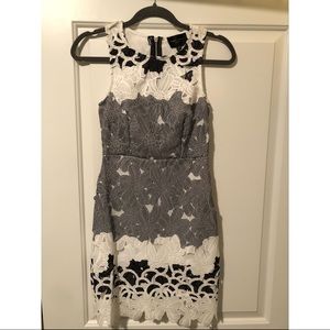 Black and white dress